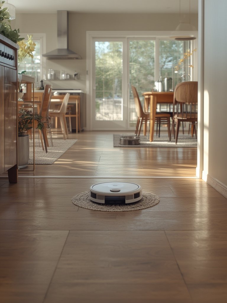 robot vacuum mop self washing mop base