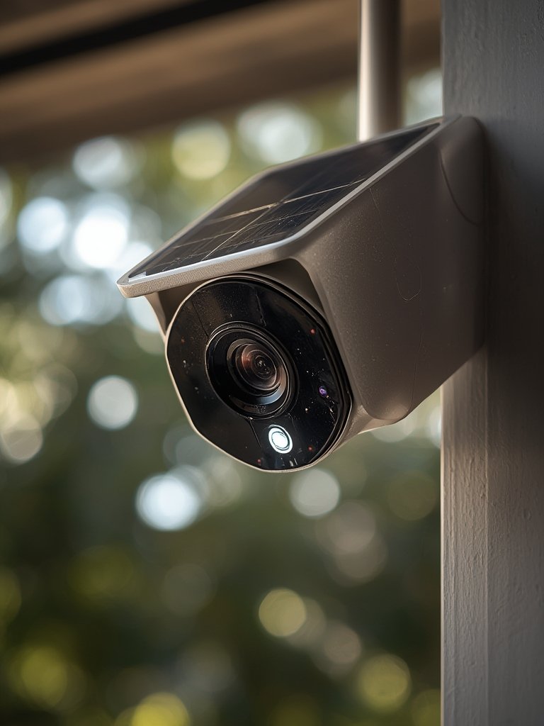 outdoor security camera solar powered - Illustration 2