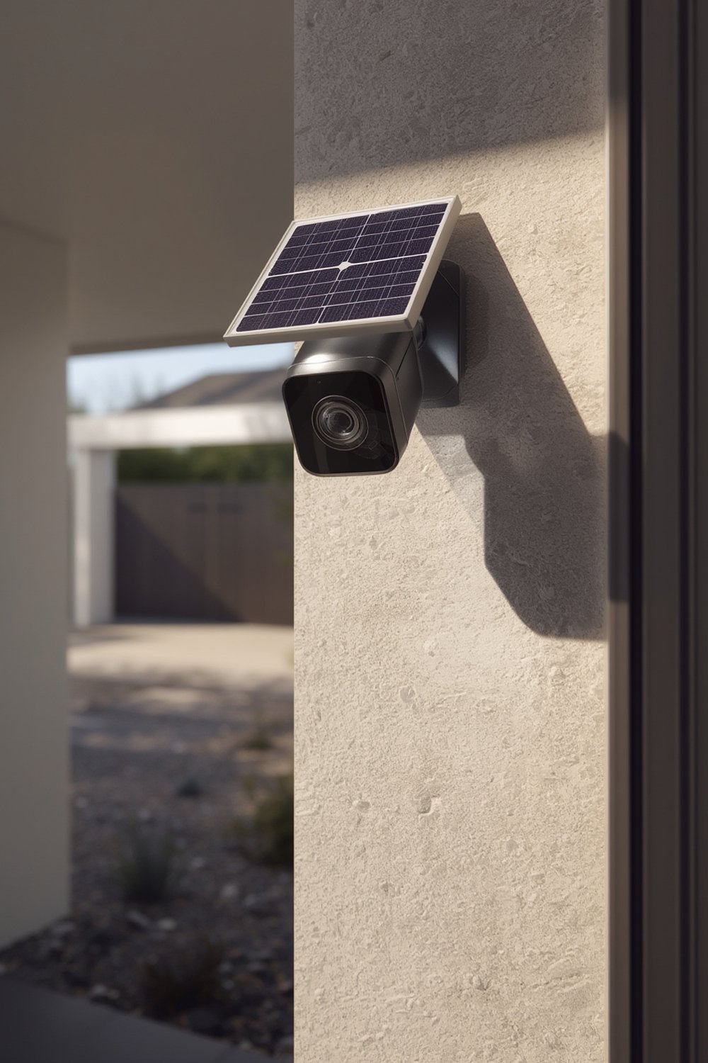 outdoor security camera solar powered - Illustration 1