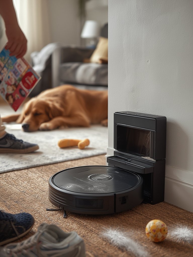 robot vacuum mop combo self emptying - Illustration 3