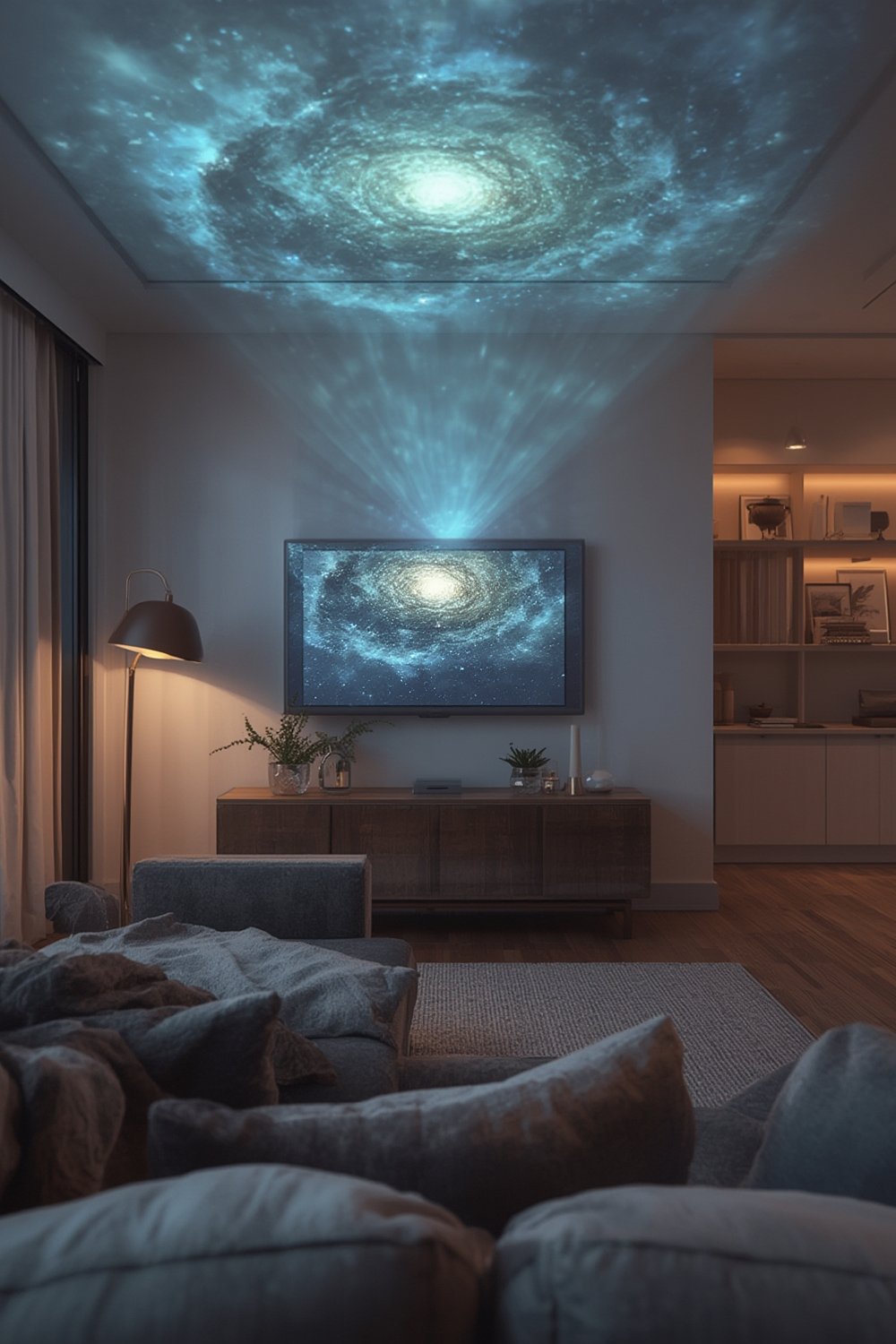 Rosetta Dual Galaxy Projector - Galaxy light for bedroom and smart ambient lighting